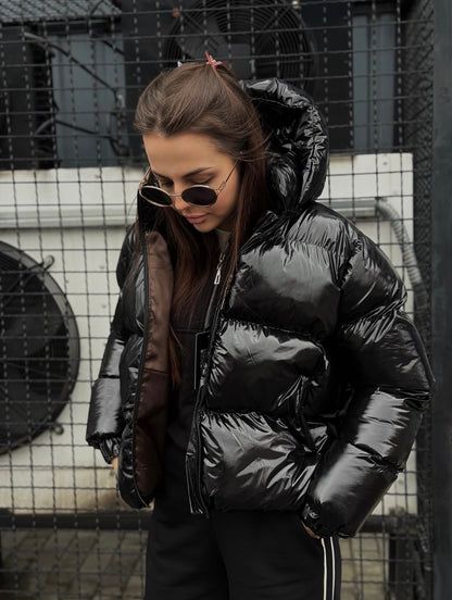 Manteau Doudoune Capuche Zip
