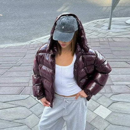 Manteau Doudoune Capuche Zip